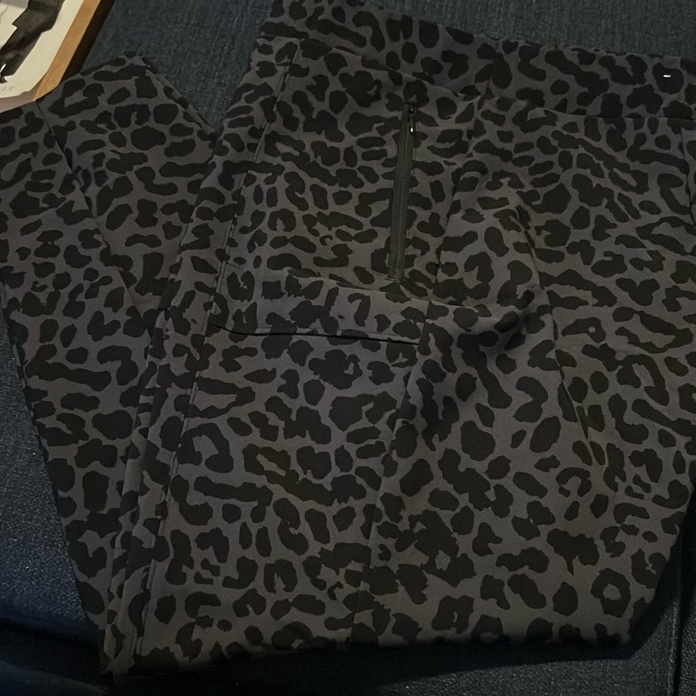 Lane Bryant animal print ankle pant